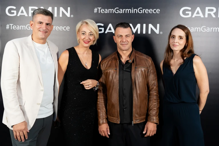          Tάσος Κανελλόπουλος-Sales and Operations Director Digital Tracer Electronics SA-Garmin Greece,Νάνσυ Ζαμπέλη- Διευθύντρια Επικοινωνίας & Marketing Digital Tracer Electronics SA-Garmin Greece, Γιώργος Αγγελόπουλος, Μαριάνθη Σκορδίλη-CEO Digital Tracer Electronics SA-Garmin Greece     