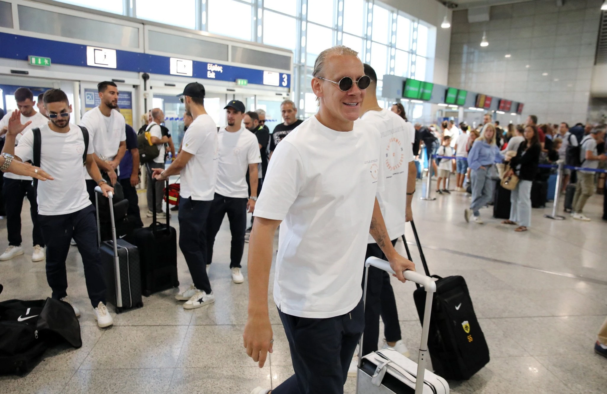 Η αποστολή της ΑΕΚ αναχωρεί για Βέλγιο / Πηγή: Intime