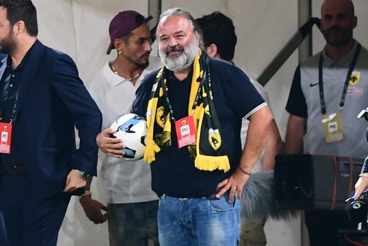 Ο Μάριος Ηλιόπουλος στο ΑΕΚ-Άντερλεχτ / Πηγή: Eurokinissi