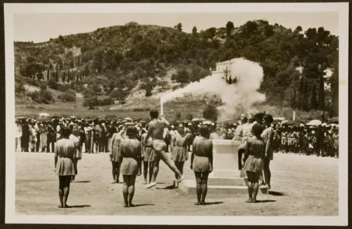 Η πρώτη Τελετή Αφής στην Αρχαία Ολυμπία το 1936 / Πηγή: US Holocaust Memorial Museum