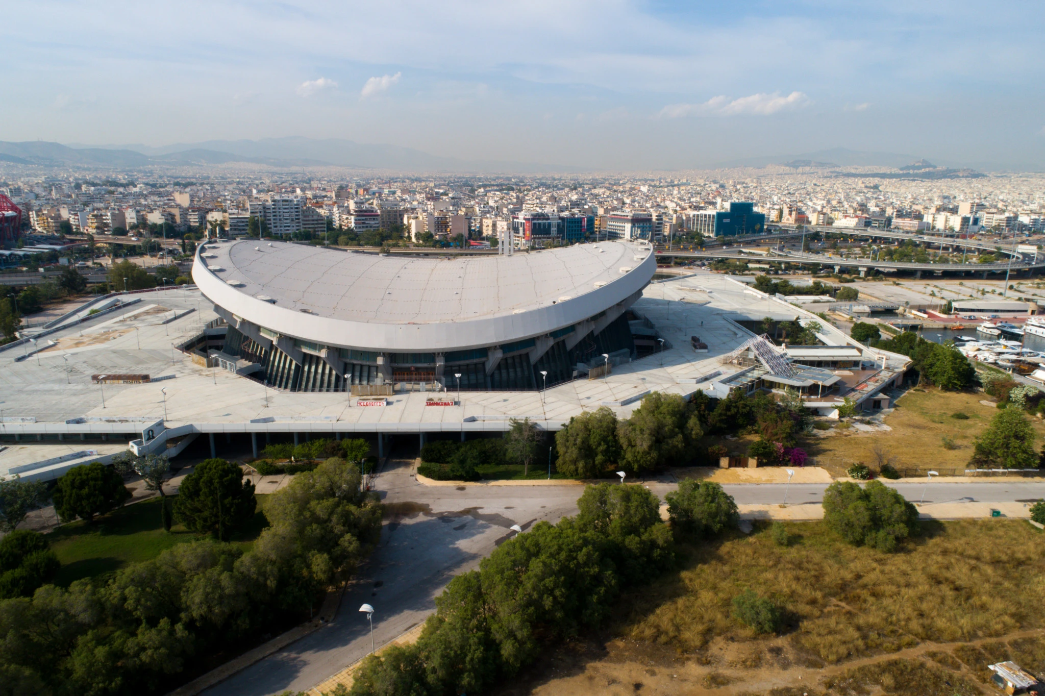 Ο εξωτερικός χώρος του ΣΕΦ/Πηγή: Eurokinissi