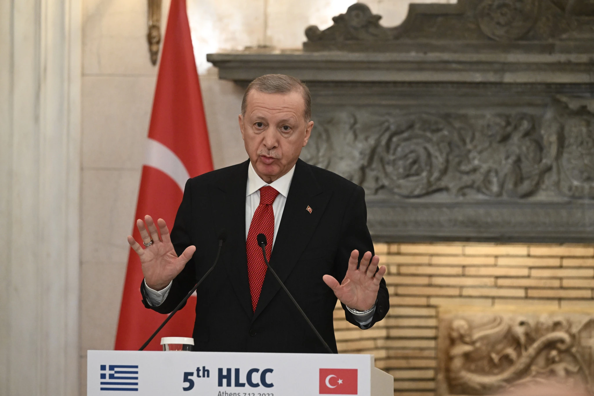 Ο Ρετζέπ Ταγίπ Ερντογάν στην Αθήνα / Πηγή: Eurokinissi