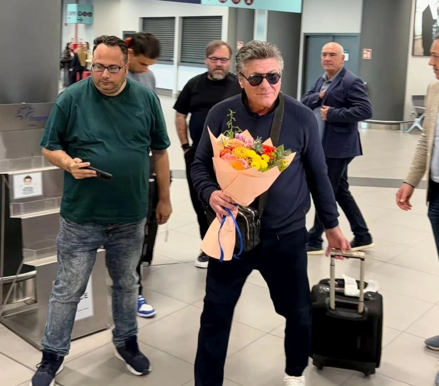 Ο Βάλτερ Ματσάρι στην άφιξή του στη Θεσσαλονίκη για λογαριασμό του Ηρακλή