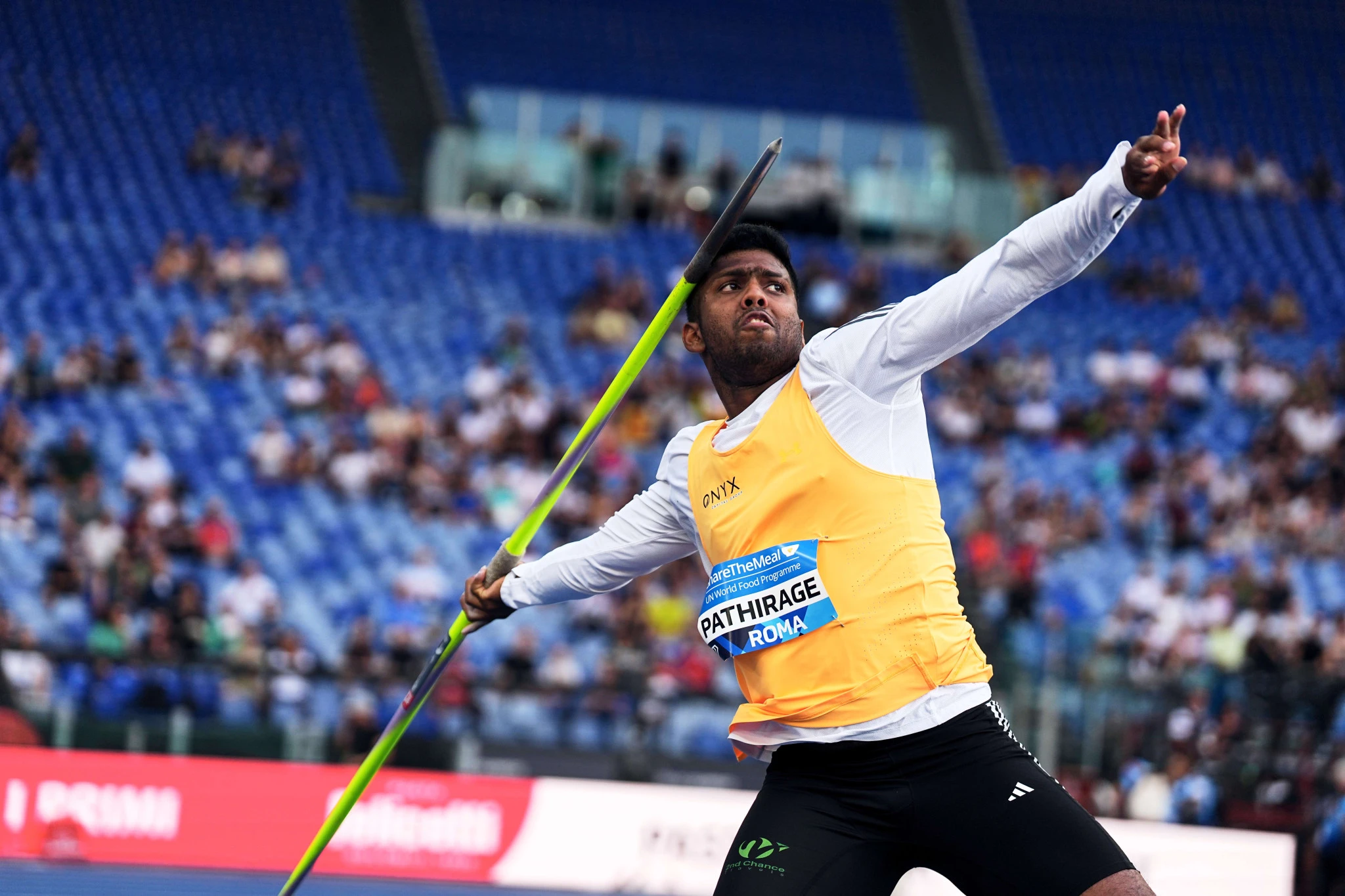 O Ρούμες Ταράνγκα σε βολή του στο Golden Gala / Πηγή: Diamond League
