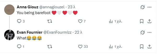 Πηγή: Χ - @EvanFourmizz