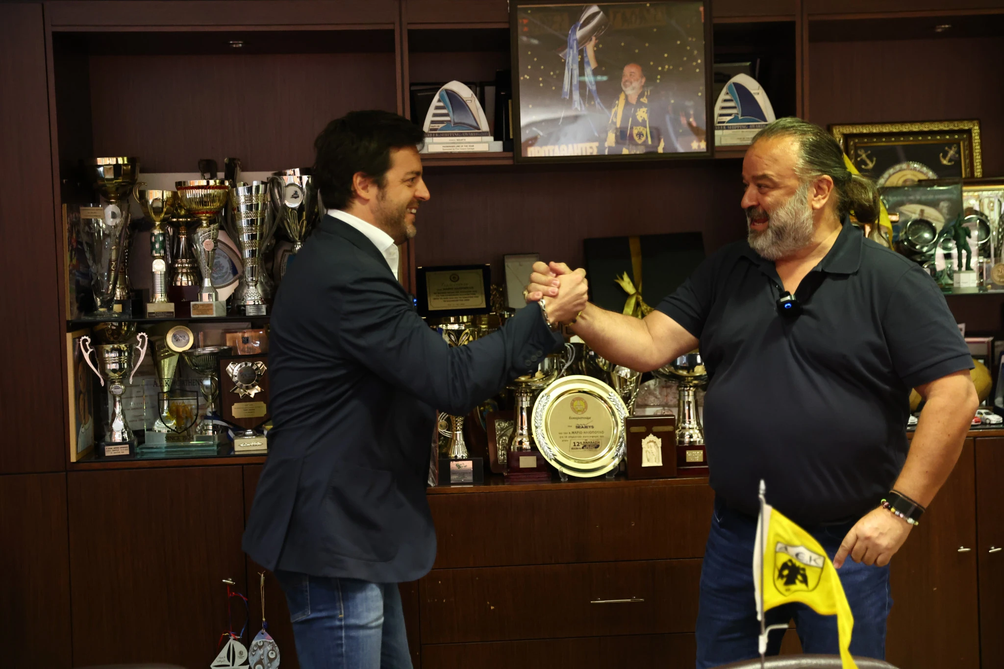 Χαβιέρ Ριμπάλτα και Μάριος Ηλιόπουλος