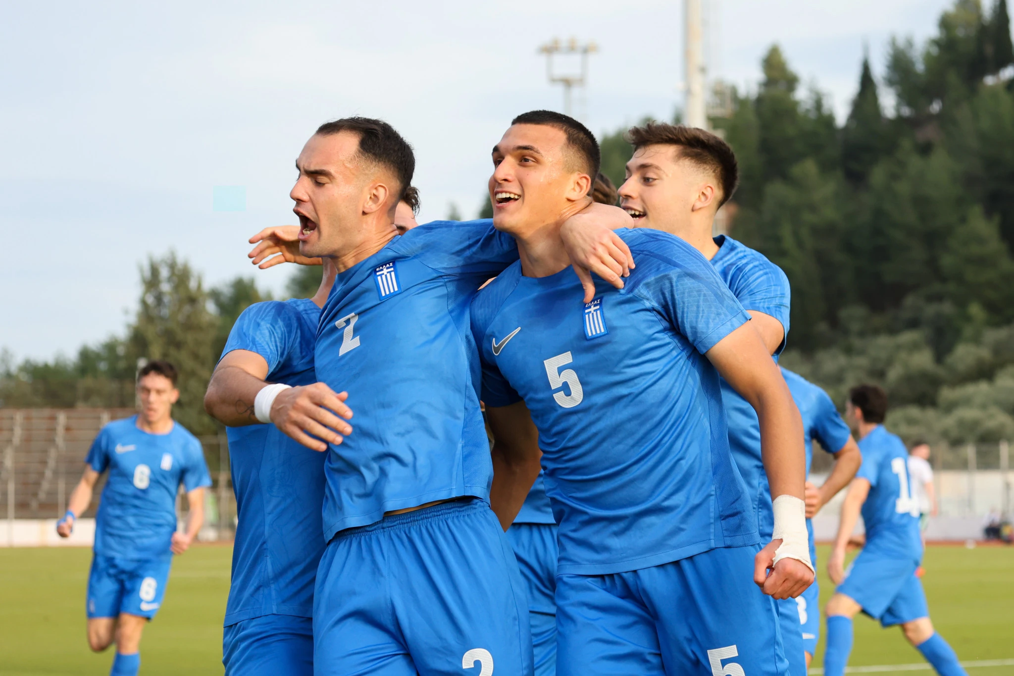 Ο Χρήστος Αλεξίου με την Εθνική U21