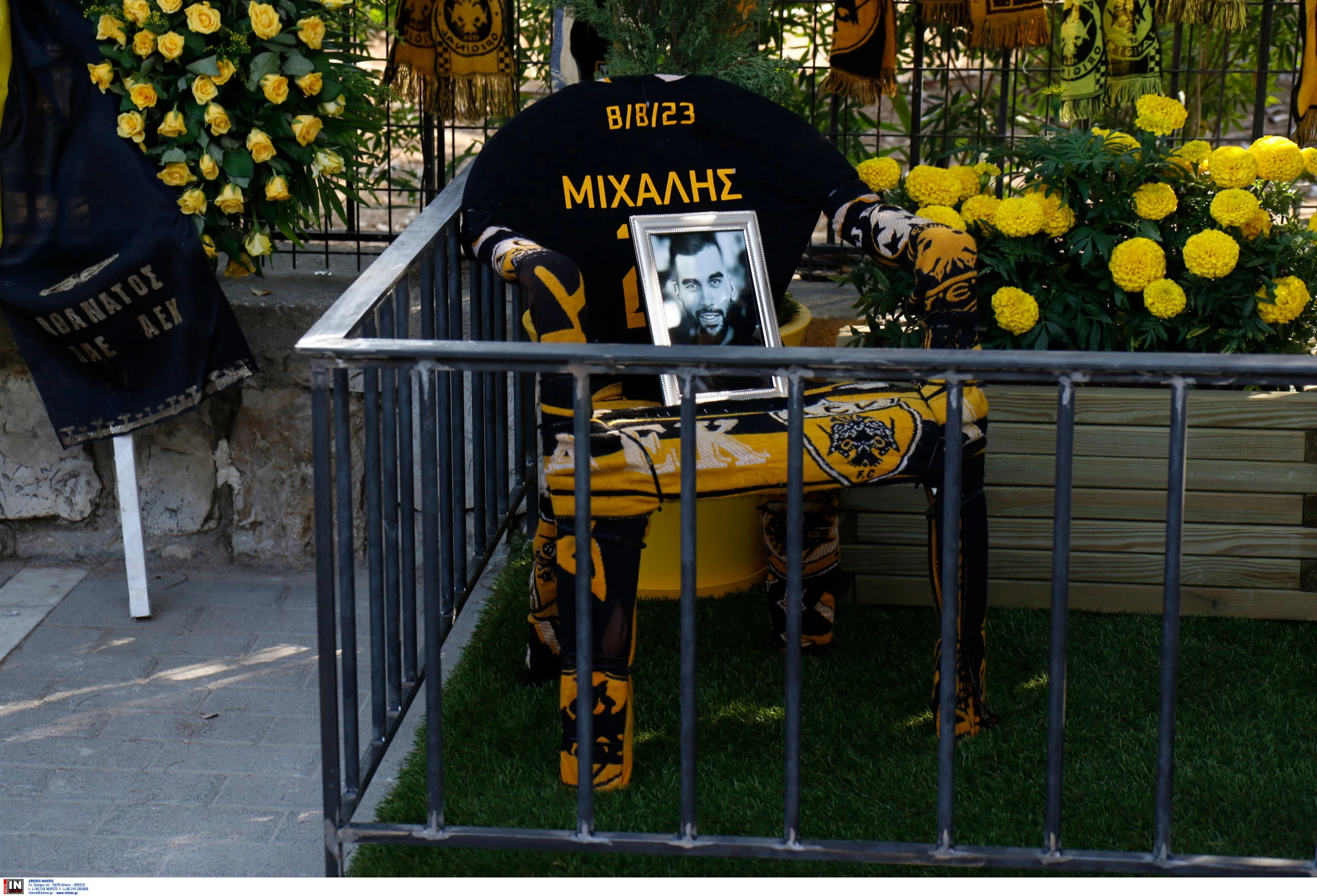 Το σημείο της δολοφονικής επίθεσης στον Μιχάλη Κατσούρη / Πηγή: Intime