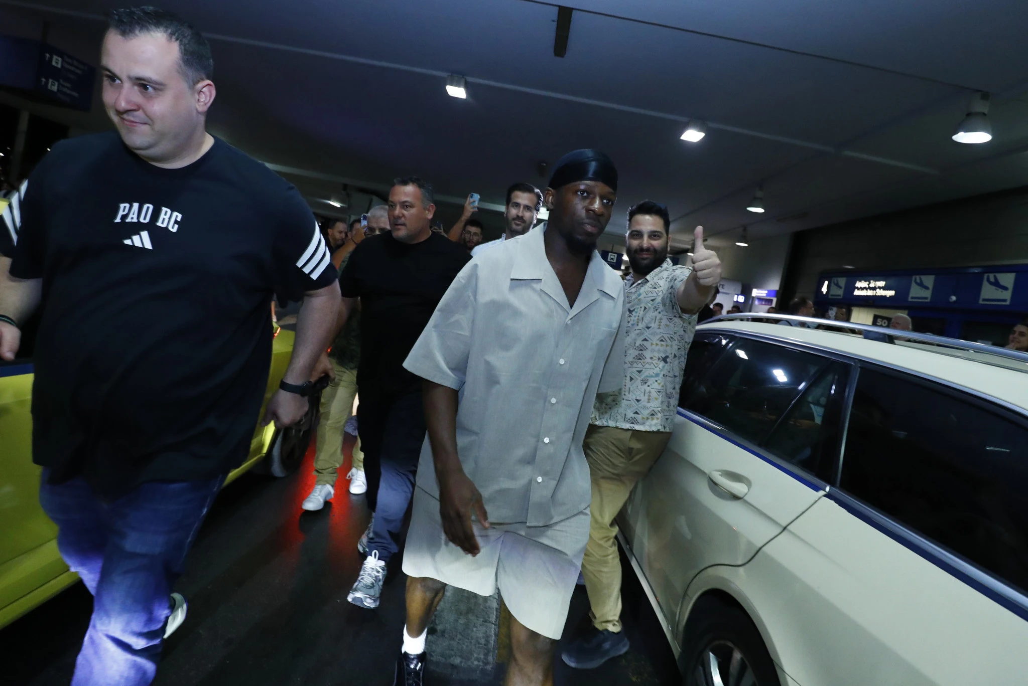 Ο Σιλβέιν Φρανσίσκο στην Ελλάδα για τον Παναθηναϊκό / Πηγή: Eurokinissi