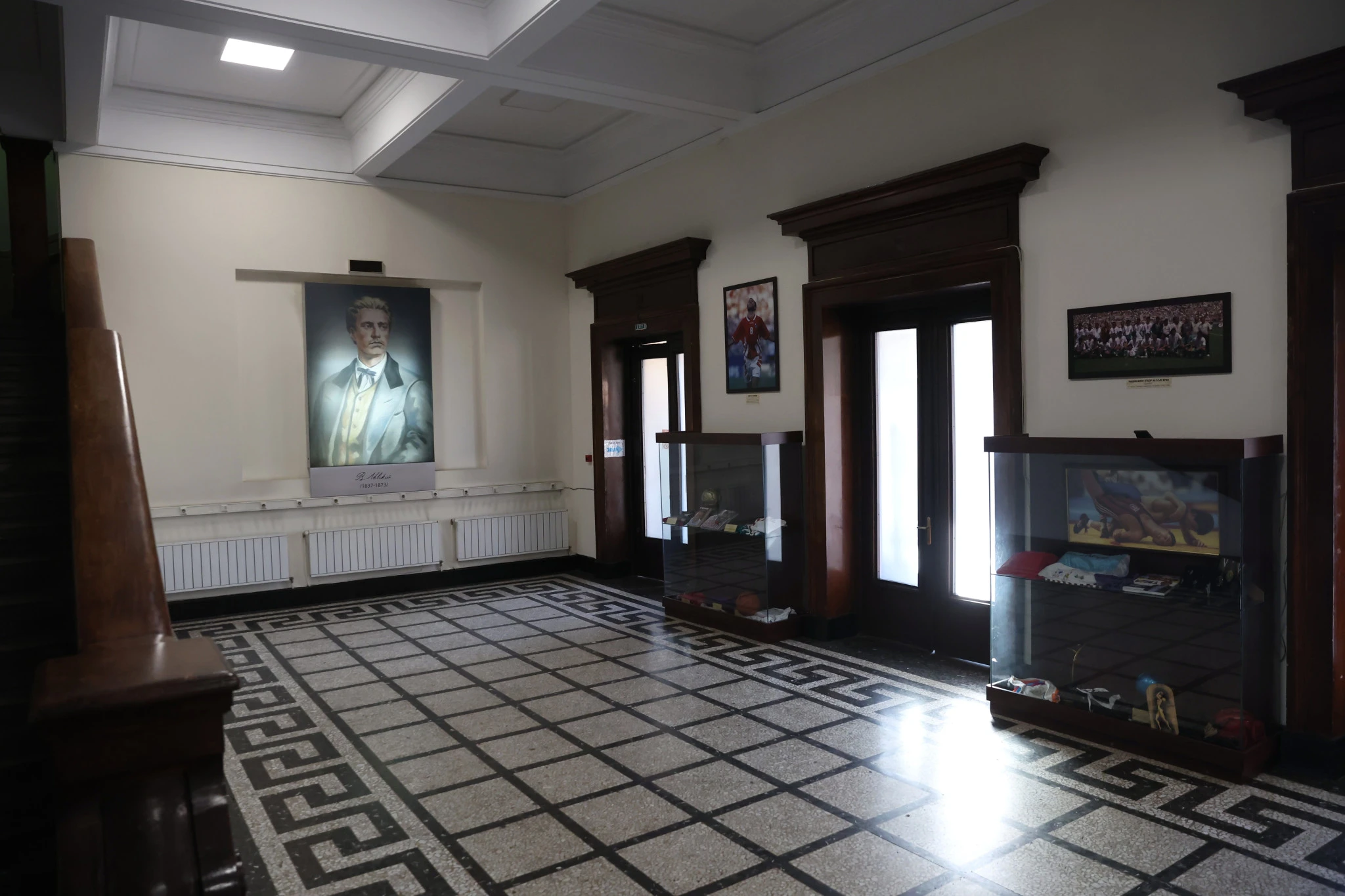 Άποψη από το εσωτερικό του γηπέδου, όπου δεσπόζει η απεικόνιση του Βασίλ Λέφσκι / Πηγή: InTime