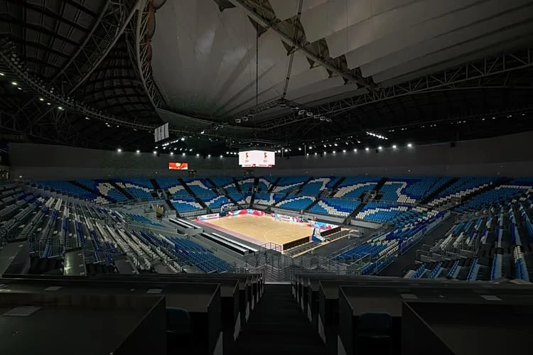 Inside Al Janoub Arena, one of four venues to host the 2027 FIBA Basketball World Cup. Πηγή: Qatar 2027 Local Organising Committee