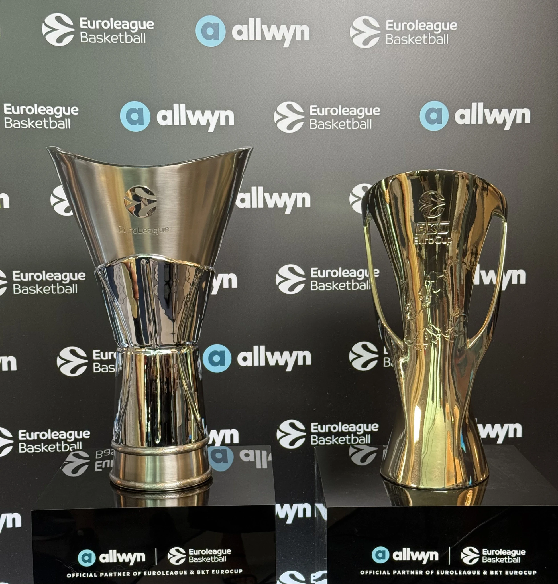 Τα τρόπαια της Euroleague και του Eurocup