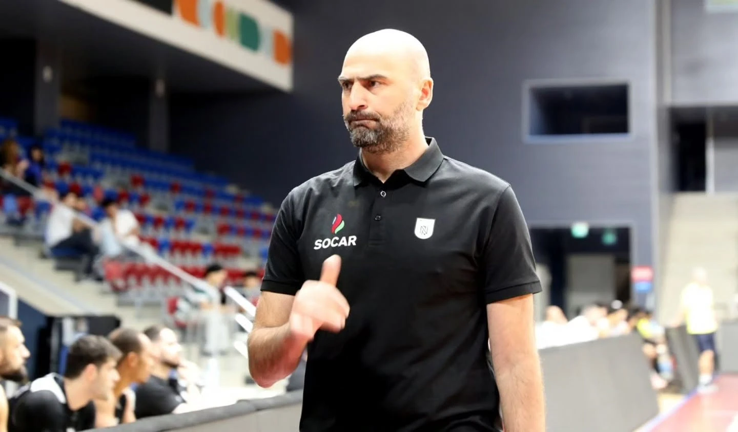 Ο Κώστας Βασιλειάδης - «Neftçi» İK Basketbol Komandası
