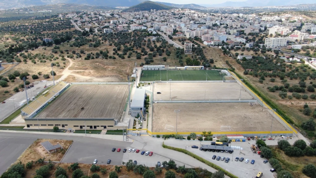 Οι εργασίες στο προπονητικό της ΑΕΚ στα Σπάτα
