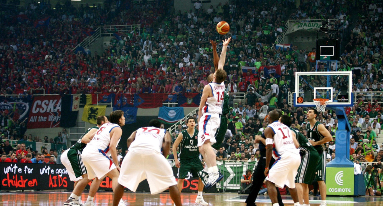 Τζάμπολ στον τελικό της Euroleague στην Αθήνα το 2007 / Πηγή: Euroleague