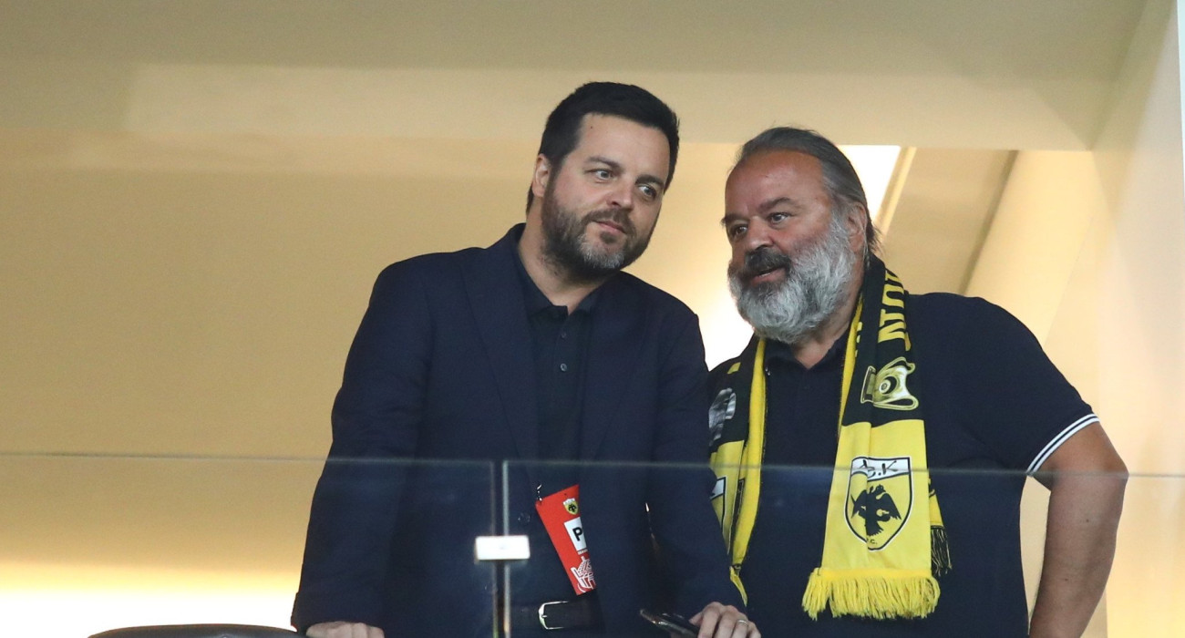 Ο Χαβιέρ Ριμπάλτα και ο Μάριος Ηλιόπουλος /Πηγή: Eurokinissi