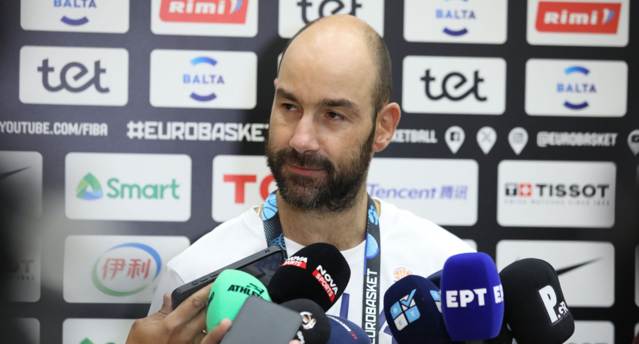 Ο Βασίλης Σπανούλης μίλησε πριν τον μεγάλη ημιτελικό με την Τουρκία / Πηγή: InTime
