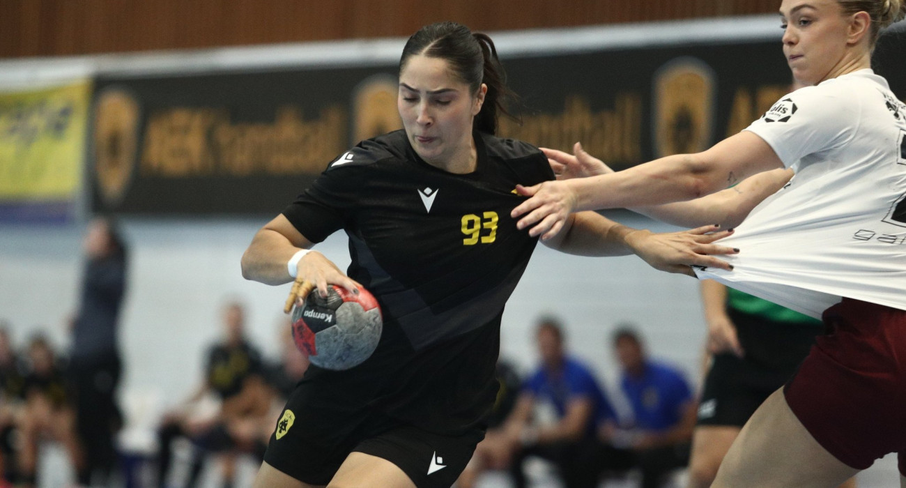Φάση από τον αγώνα της ΑΕΚ στο EHF European Cup / Πηγή: Eurokinissi