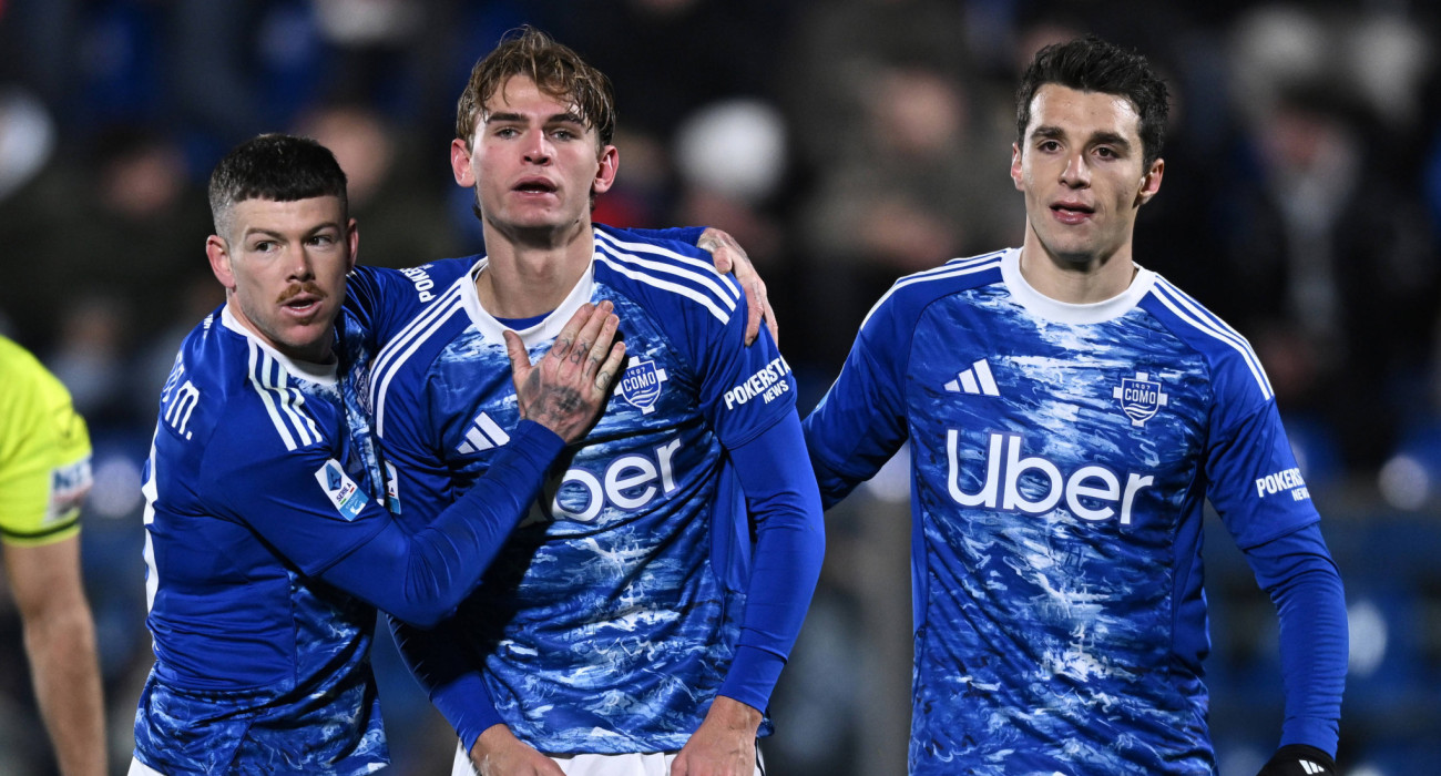 Οι παίκτες της Κόμο σε αγώμνα της Serie A / Πηγή: Imago