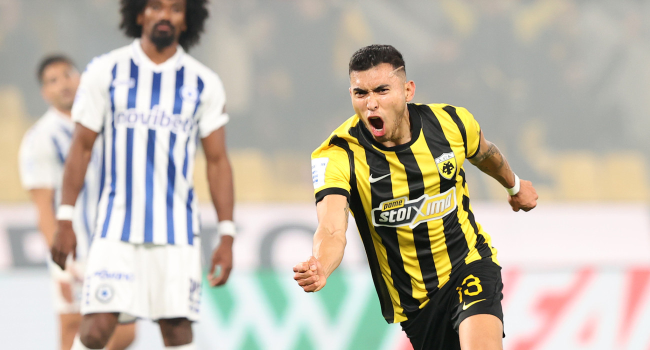 Ο Πινέδα πανηγυρίζει το 1-0 /Πηγή: Intime