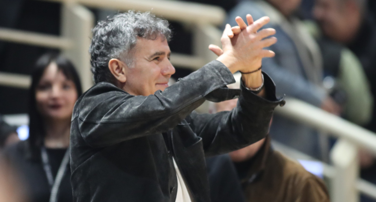 Ο Αριστοτέλης Μυστακίδης στο «PAOK Sports Arena», Πηγή: Eurokinissi