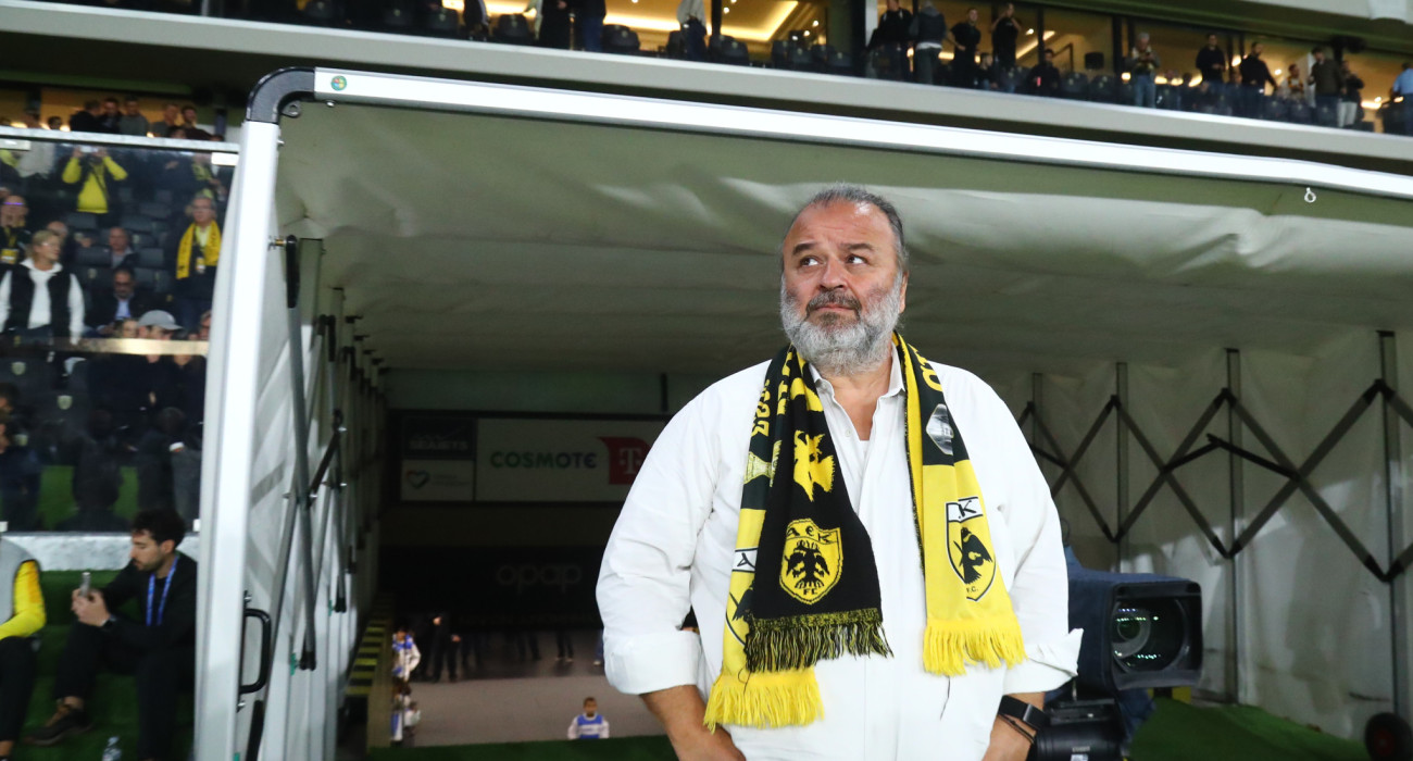 Ο ιδιοκτήτης της ΠΑΕ ΑΕΚ, Μάριος Ηλιόπουλος / Πηγή: Eurokinissi