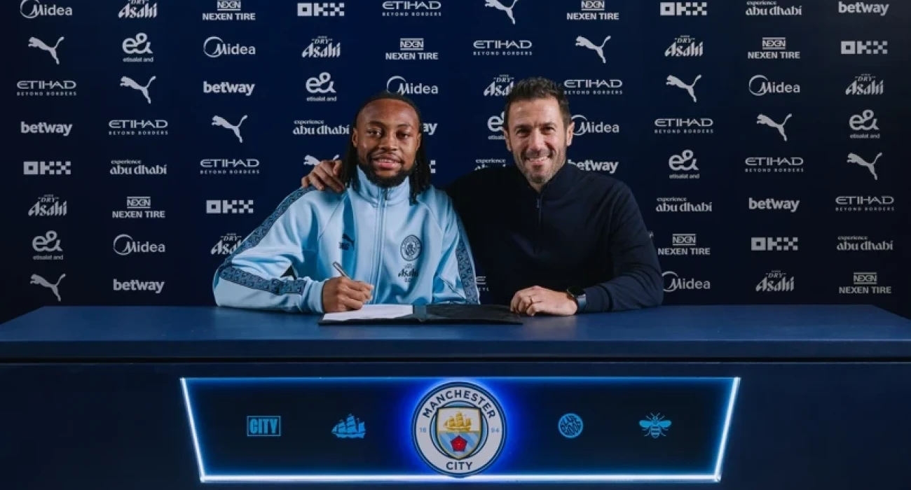 Ο Αντουάν Σεμένιο στη Μάντσεστερ Σίτι / Πηγή: mancity.com