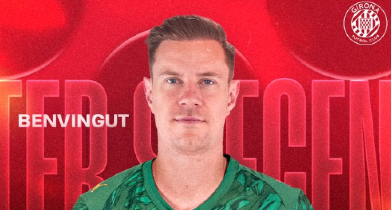 Ο Μαρκ Αντρέ Τερ Στέγκεν στη Τζιρόνα / Πηγή: Girona FC