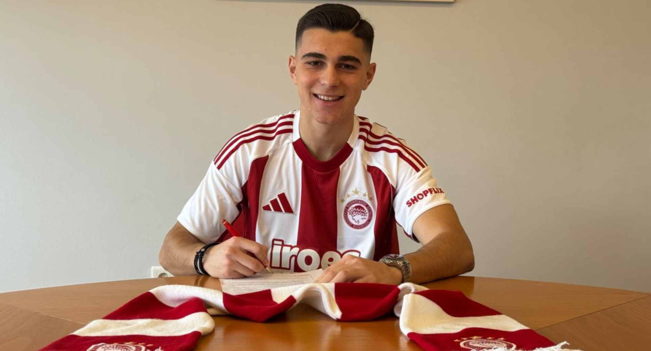 Ο Βασίλης Βαρσάμης / Πηγή: Olympiacos