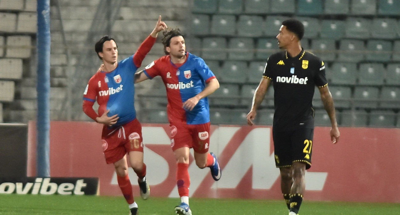 Ο Χουάνπι του Βόλου ισοφάρισε σε 1-1 τον Άρη με εκτέλεση πέναλτι / Πηγή: Eurokinissi