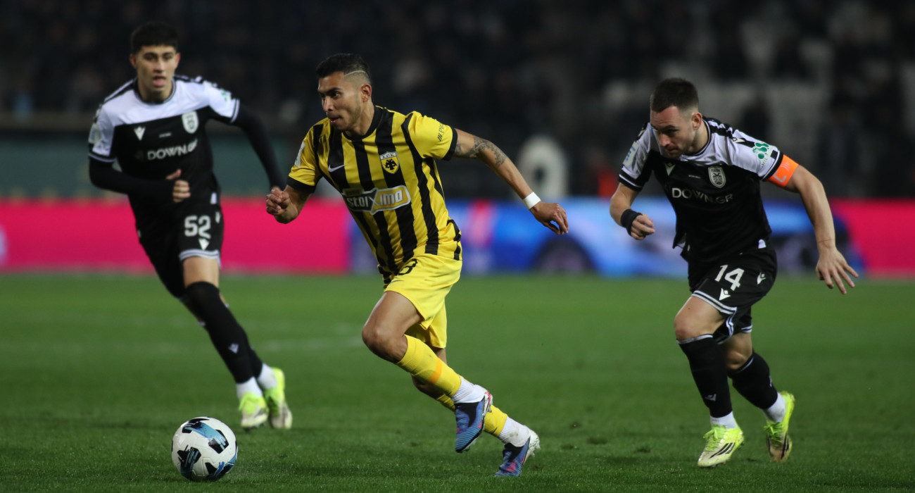 Η ΑΕΚ παραμένει στην κορυφή της Stoiximan Super League / Πηγή: Eurokinissi