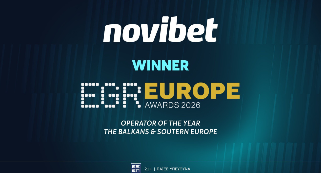Η Novibet “Operator of the Year” σε Βαλκάνια και Νότια Ευρώπη στα EGR European Awards 2026