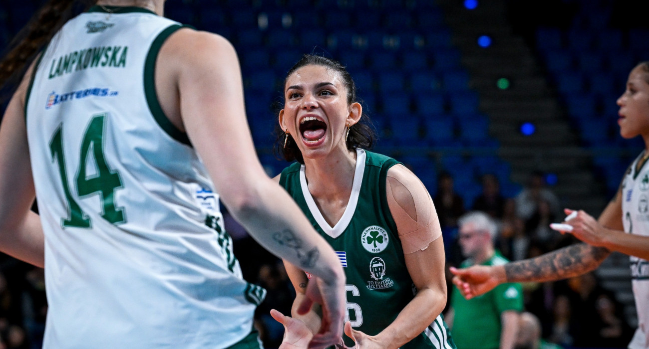 Η Γιωργίνα Αντωνακάκη στον τελικό του Παναθηναϊκού με τη Βαλεφόλια, για το CEV Challenge Cup / Πηγή: Eurokinissi