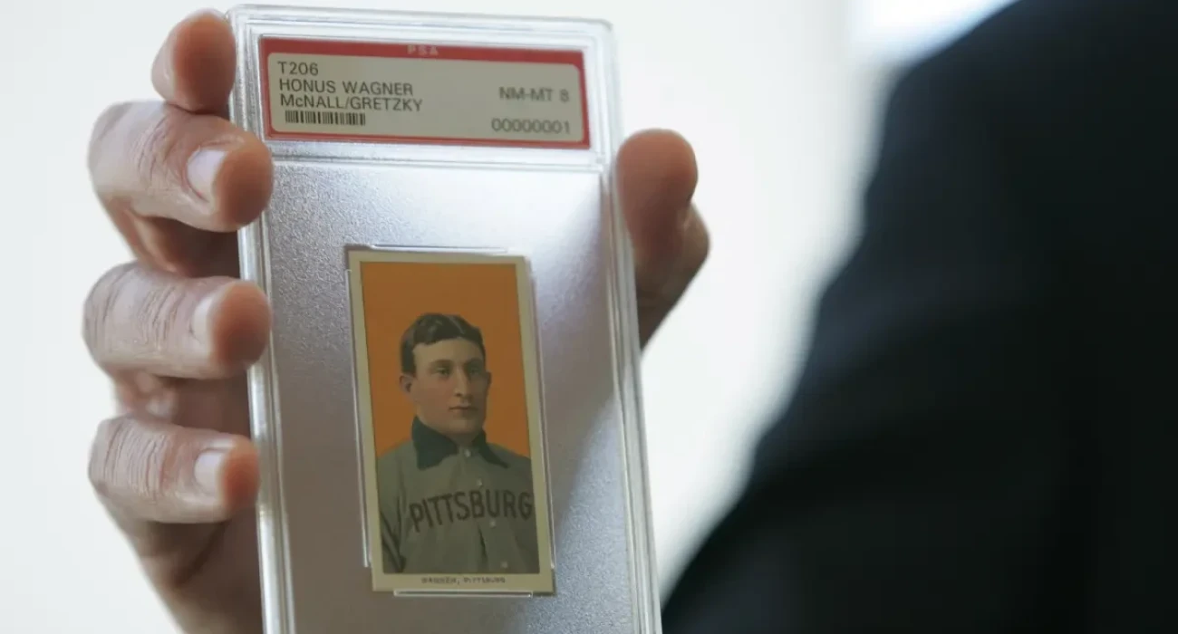 Μία από τις σπάνιες συλλεκτικής κάρτες «T206 Honus Wagner» / Πηγή: Heritage Auctions