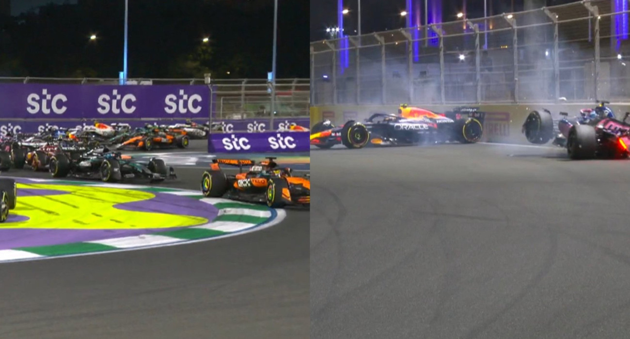 Η χαοτική εκκίνηση στο Grand Prix της Σαουδικής Αραβίας (video)
