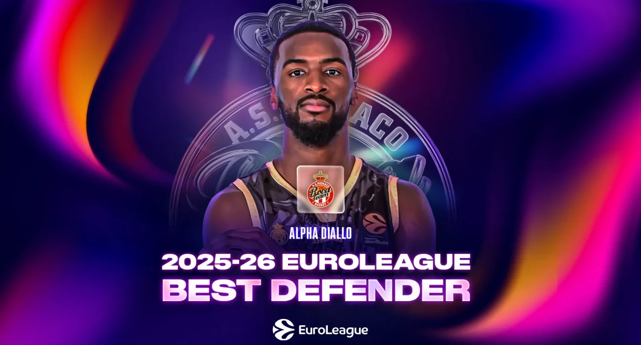 Ο Άλφα Ντιαλό κορυφαίος αμυντικός στη EuroLeague/Πηγή: euroleaguebasketball.net