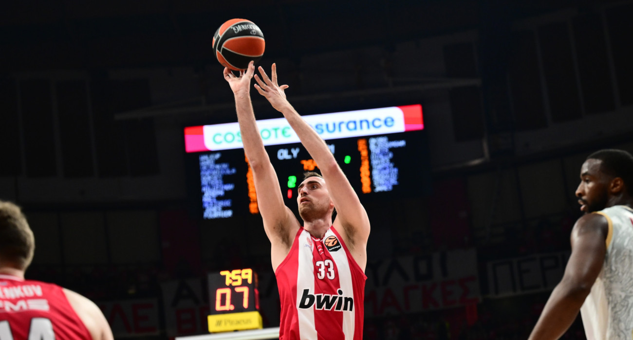 Ο Νίκολα Μιλουτίνοβ MVP των Game 1 στα playoffs - Πηγή: Eurokinissi