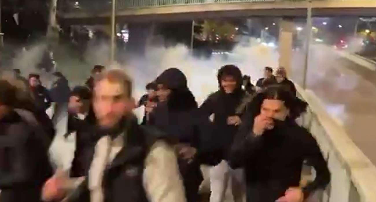 Επεισόδια στο Παρίσι μετά την πρόκριση της  Παρί Σεν Ζερμέν / Screenshot