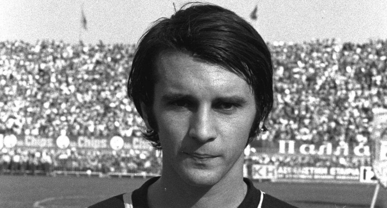 Ο Διονύσης Τσάμης με τη φανέλα της ΑΕΚ το 1975  /Πηγή: Eurokinissi