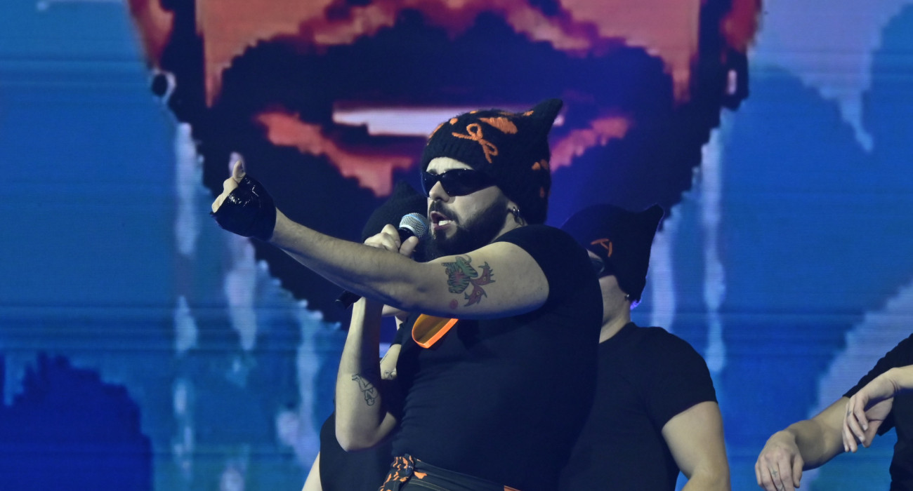 Ο Akylas στον τελικό της Eurovision 2026 / Πηγή: Eurokinissi