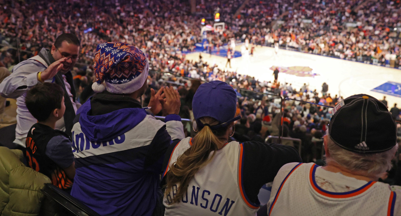 To Madison Square Garden γεμέτο από οπαδούς των Νικς - Πηγή: Pamela Smith / Getty Images