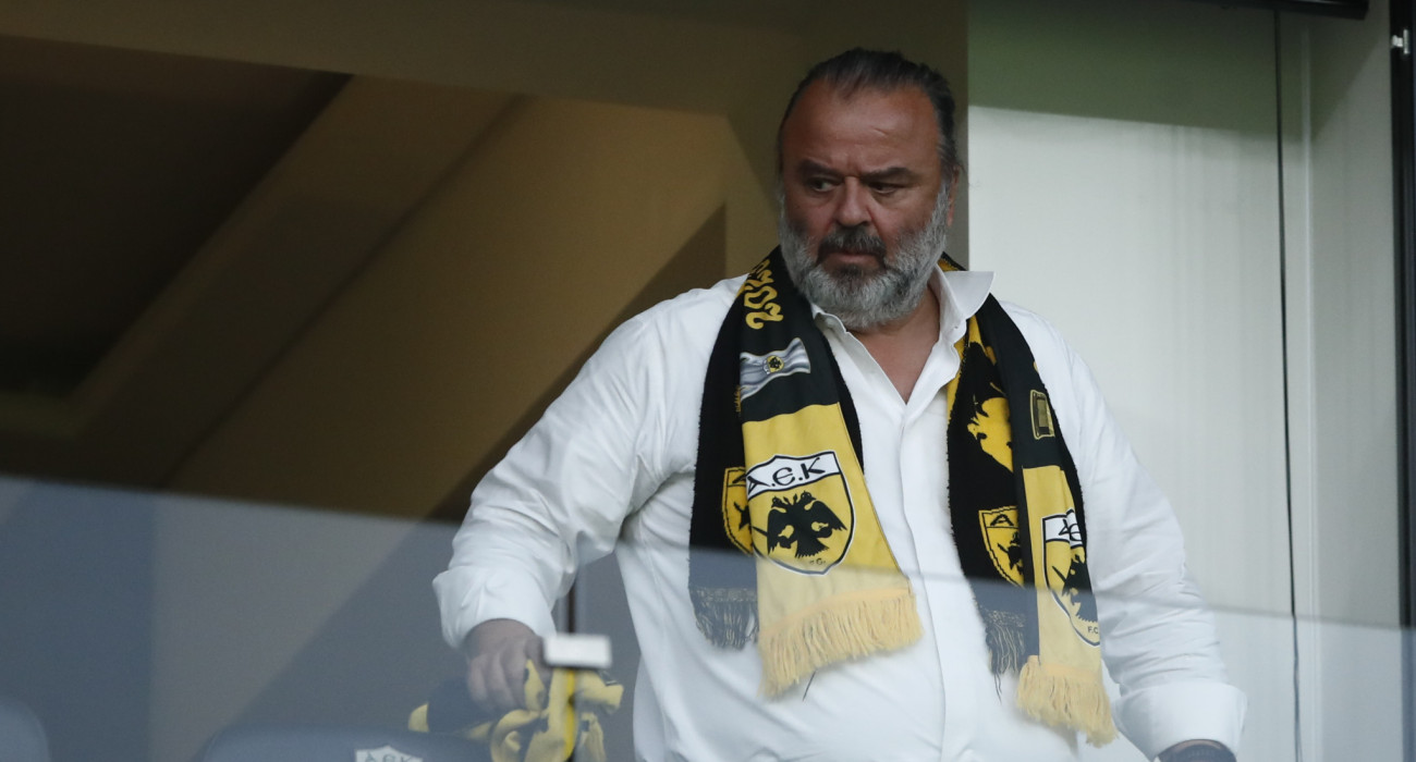 Ο ιδιοκτήτης της ΠΑΕ ΑΕΚ, Μάριος Ηλιόπουλος / Πηγή: Eurokinissi