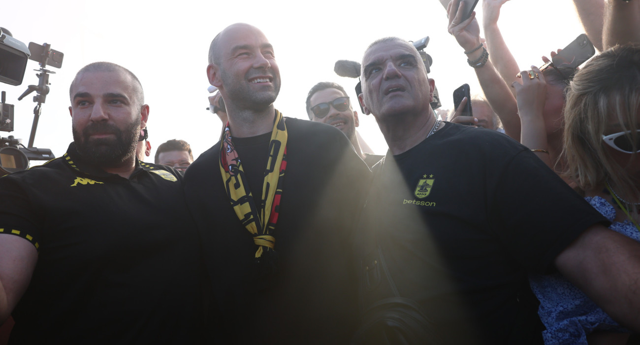 Η άφιξη του Βασίλη Σπανούλη στην Θεσσαλονίκη για τον Άρη / Πηγή: Eurokinissi