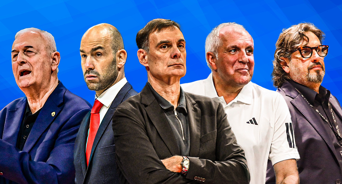 Μπαρτζώκας, Ομπράντοβιτς, Σπανούλης, Τρινκέρι, Σάκο/design Manos Perdikakis