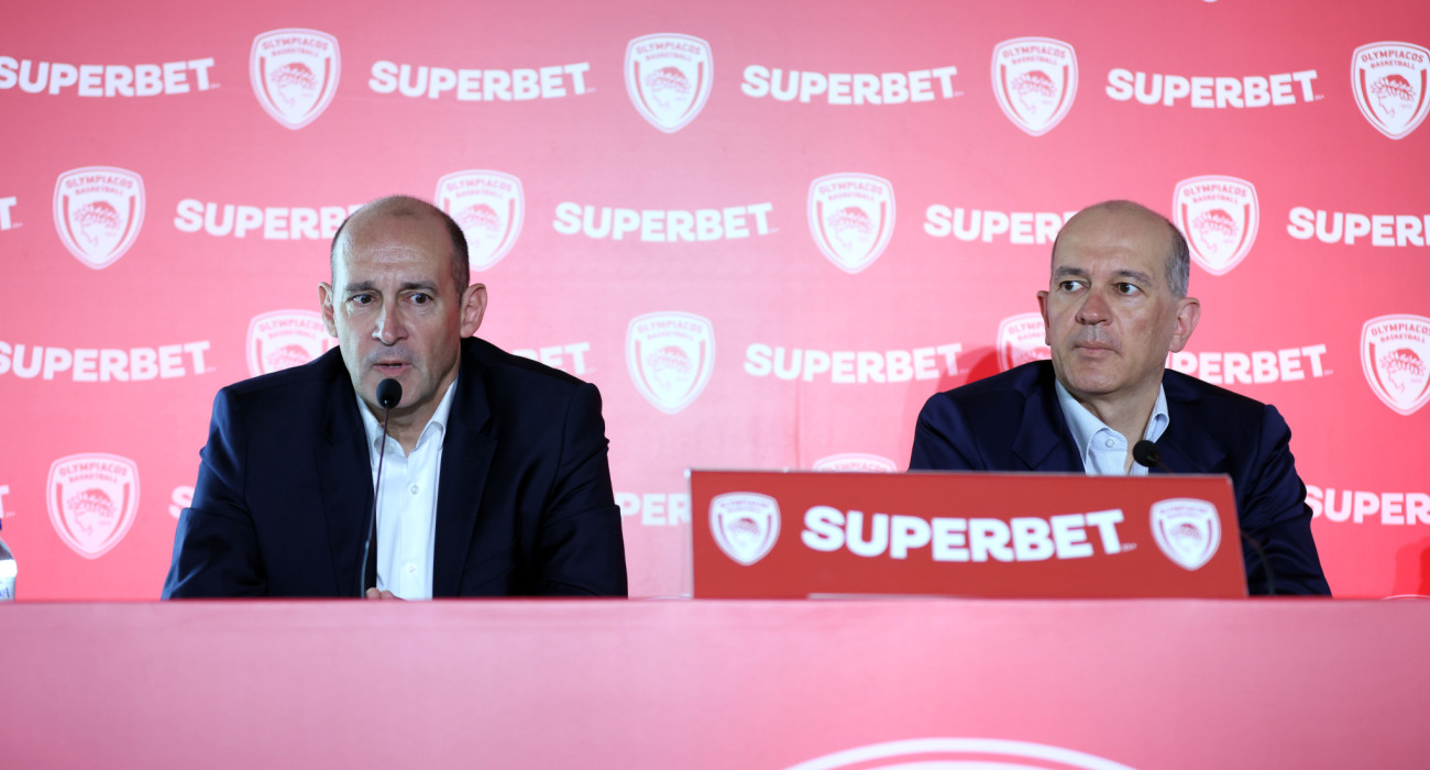 Η παρουσίαση της συμφωνίας Ολυμπιακού και Superbet/ Intime
