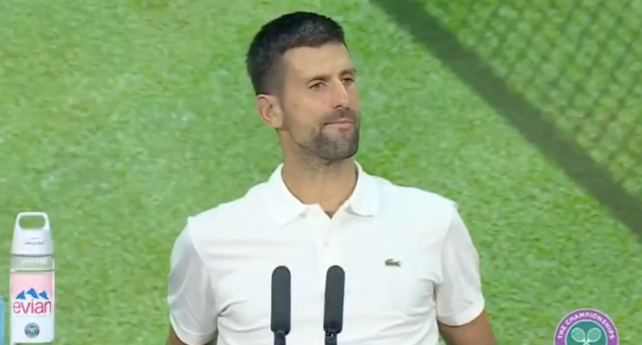 Ο Νόβακ Τζόκοβιτς στην συνέντευξη Τύπου του Wimbledon / Screenshot