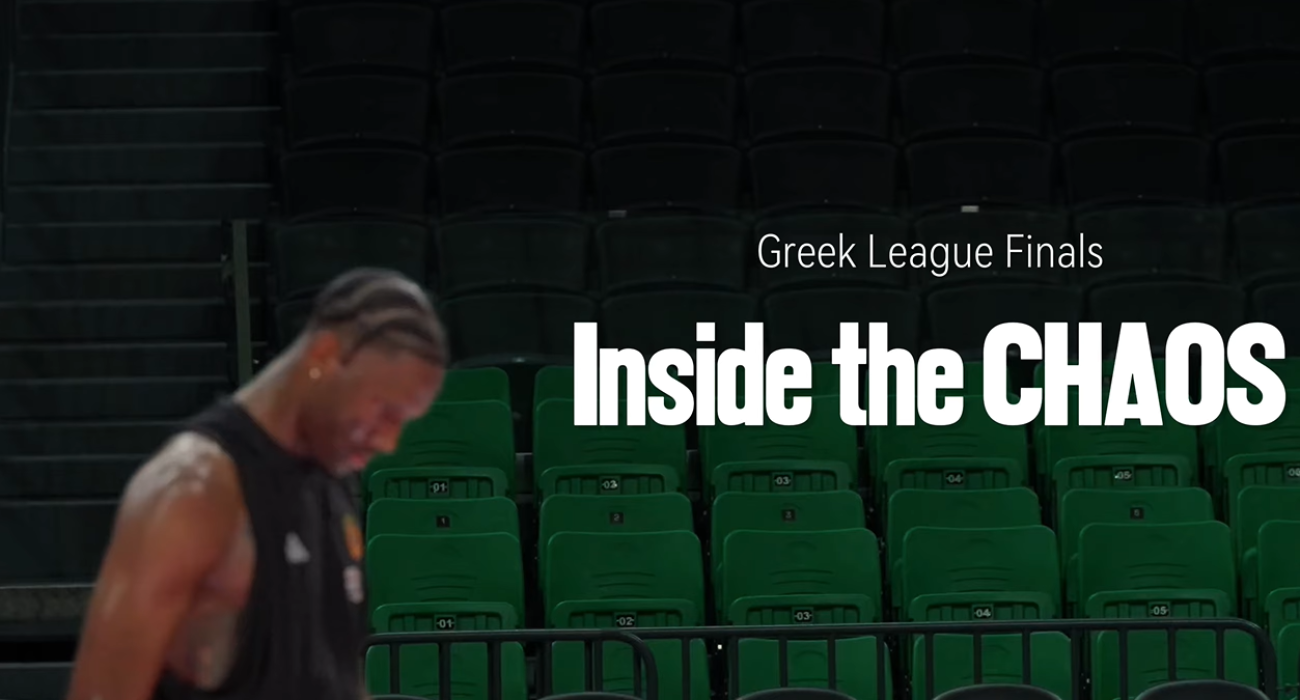 Η δημοσίευση και το βίντεο του Χέιζ-Ντέιβις για τους τελικούς της GBL το 2026, με τίτλο «Inside the CHAOS» / Screenshot