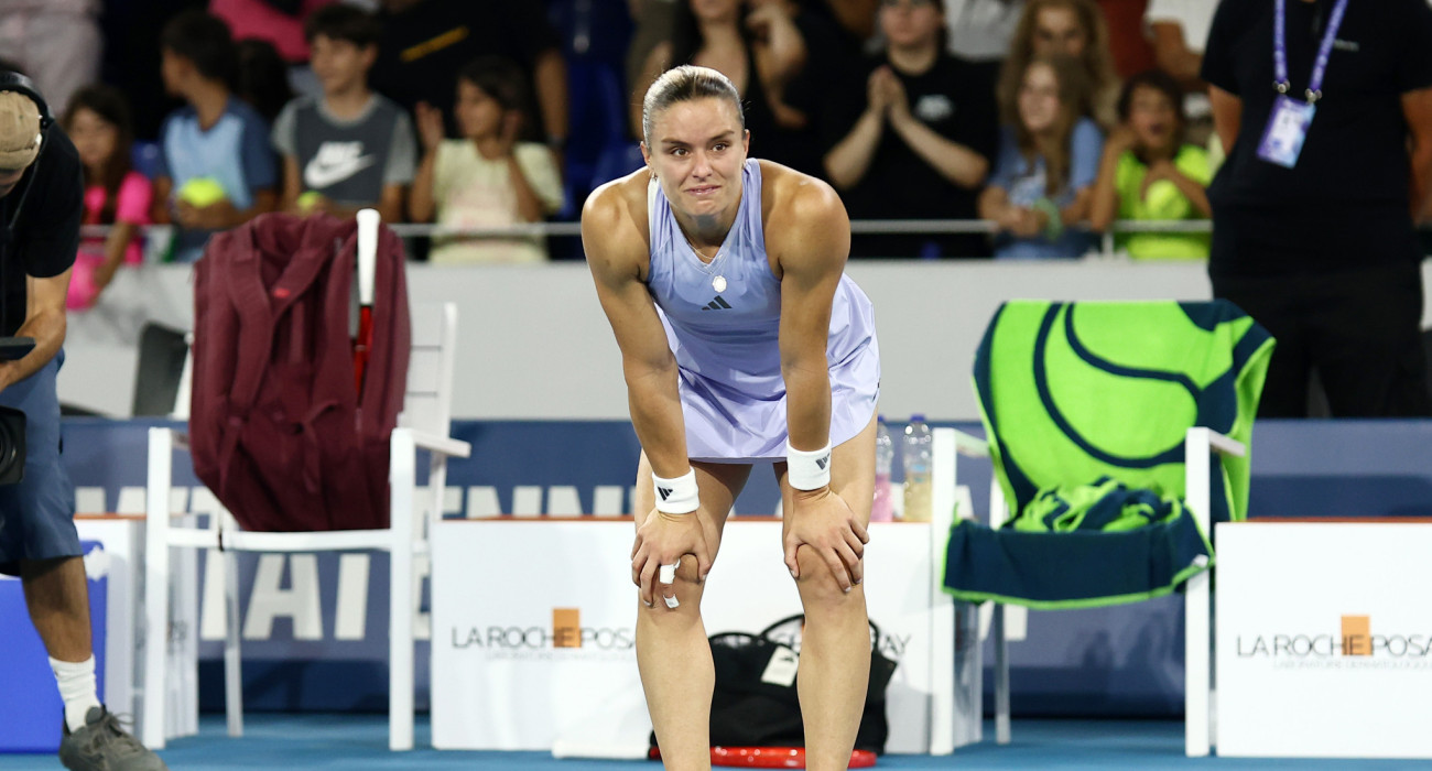 Η Μαρία Σάκκαρη στον ημιτελικό της στο Athens Open / Πηγή: Intime