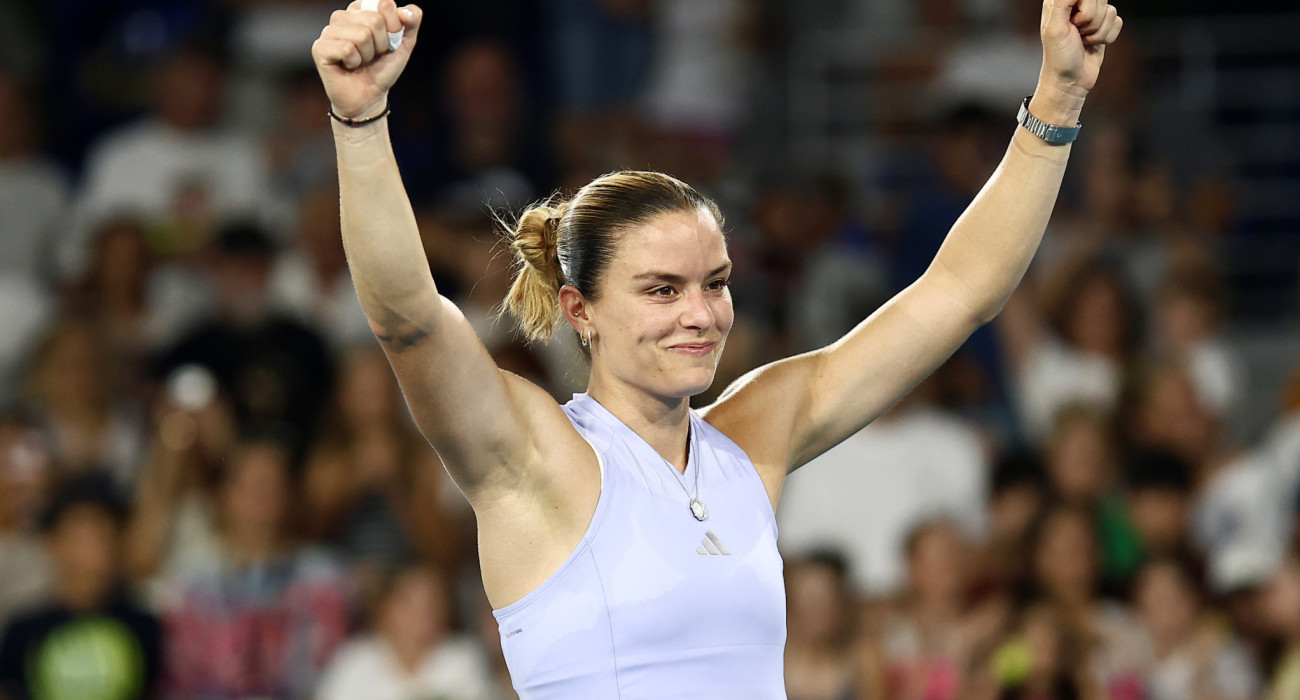 Η Μαρία Σάκκαρη στον ημιτελικό της στο Athens Open / Πηγή: Intime
