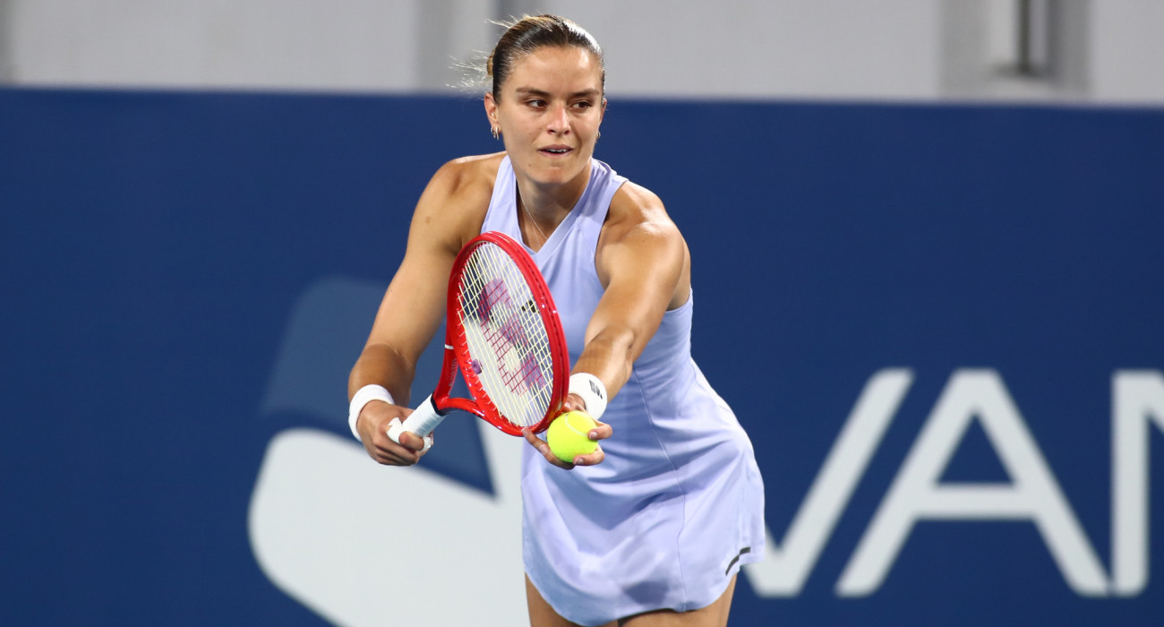 Η Μαρία Σάκκαρη στην πρεμιέρα της στο Athens Open / Πηγή: Eurokinissi